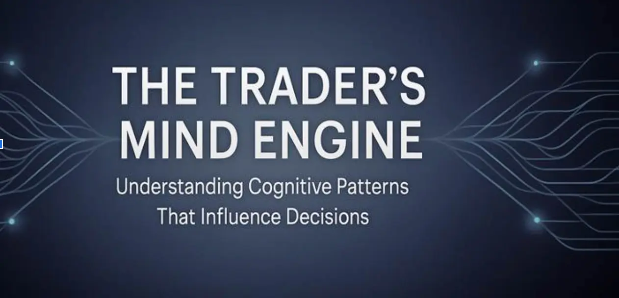 Trader’s mind and decision-making concept.